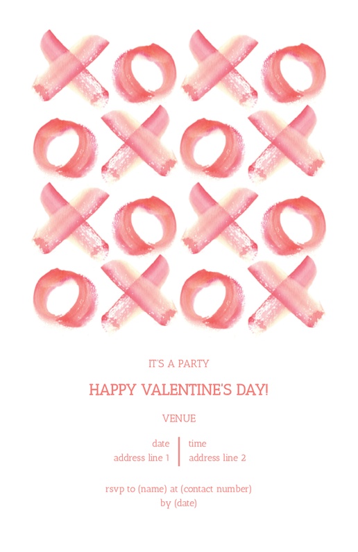 A 1張照片 valentines day white pink design for Holiday