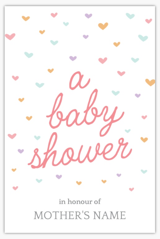 Design Preview for Baby Shower Lawn Signs Templates, 18" x 27" Vertical