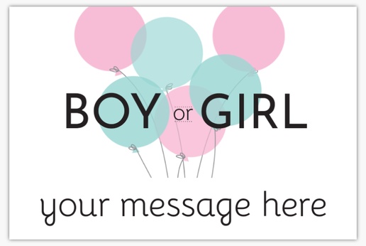 Design Preview for Design Gallery: Baby Lawn Signs, 24" x 36" Horizontal