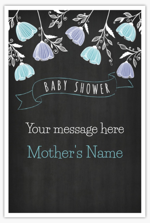 Design Preview for Baby Shower Lawn Signs Templates, 18" x 27" Vertical