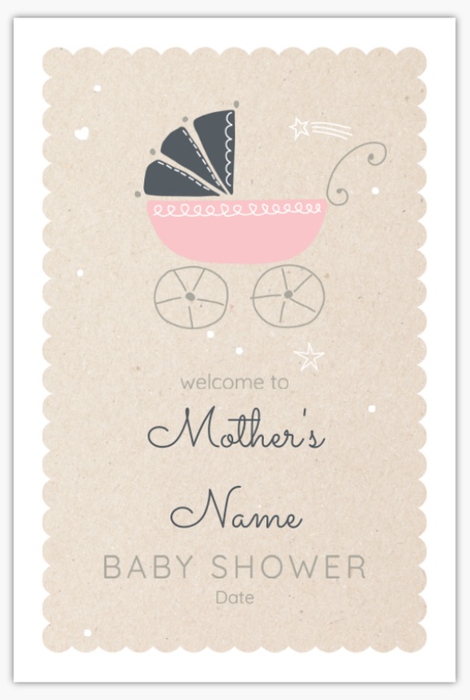 Design Preview for Design Gallery: Baby Lawn Signs, 18" x 27" Vertical