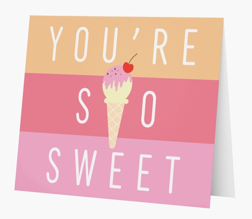 A sweet you're so sweet pink design for Valentine's Day