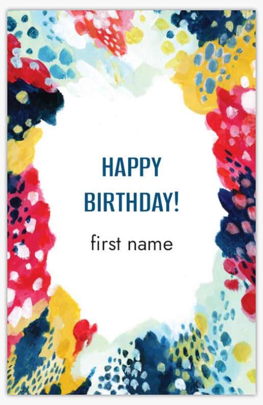 Design Preview for Design Gallery: Adult Birthday Foam Boards, 11" x 17"