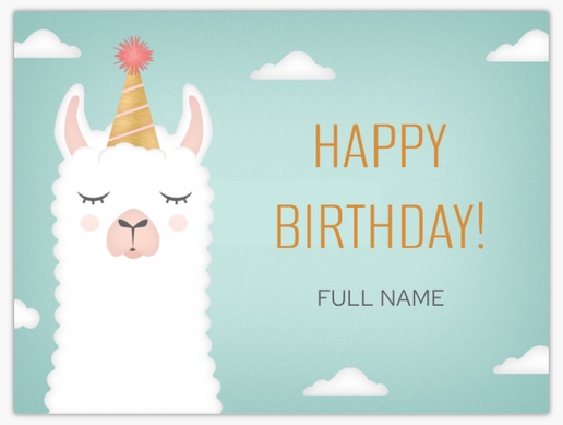 A cute llama shower gray white design for Birthday