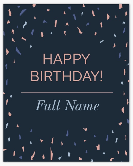 Design Preview for Design Gallery: Adult Birthday Foam Boards, 16" x 20"