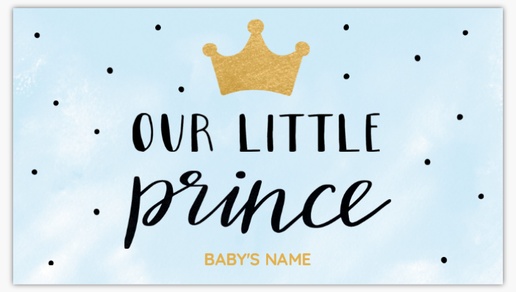A boy baby shower little prince white gray design for Baby
