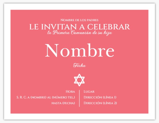 Un judío ceremonia de nombramiento de bebés diseño rosa para Tradicional y Clásico
