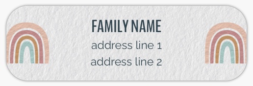 Design Preview for Baby Return Address Labels Templates, White Paper