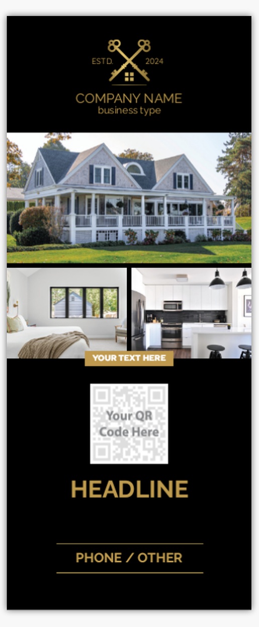 Design Preview for Real Estate Agents Retractable Banners Templates, Standard Single Sided 