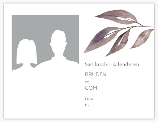 Forhåndsvisning af design for Designgalleri: Boheme Sæt kryds i kalenderen-kort, 13,9 x 10,7 cm