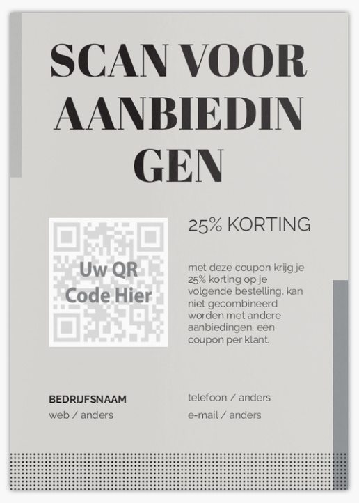 Voorvertoning ontwerp voor Ontwerpgalerij: QR Code Ansichtkaarten, A6 (105 x 148 mm)
