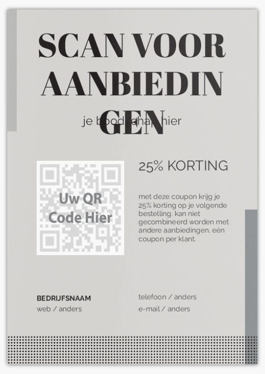 Voorvertoning ontwerp voor Ontwerpgalerij: QR Code Ansichtkaarten, A5 (148 x 210 mm)