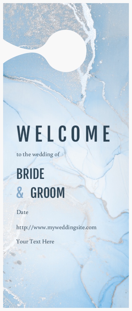 A beach wedding blue texture gray white design for Elegant