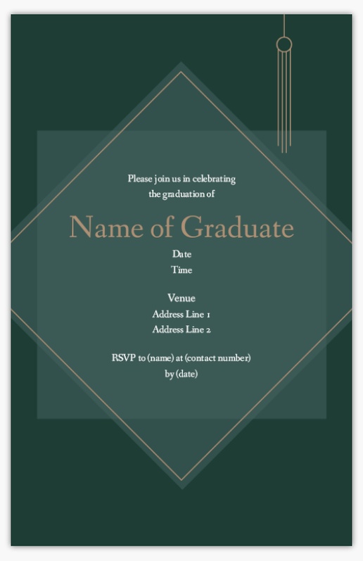 A graduation tassel graduation gray design for Traditional & Classic