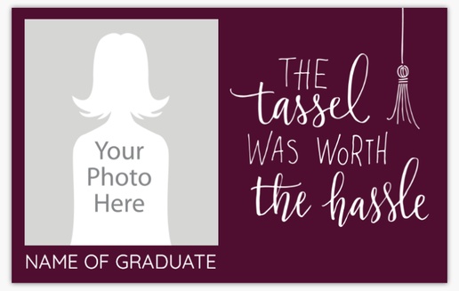 Design Preview for Design Gallery: Personalized Graduation Banners, 2.5' x 4' Indoor vinyl Single-Sided