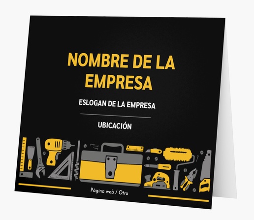 Un construcción caja de herramientas diseño negro gris para Empresas
