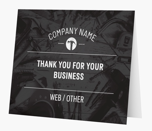 A construction foil black gray design for Business