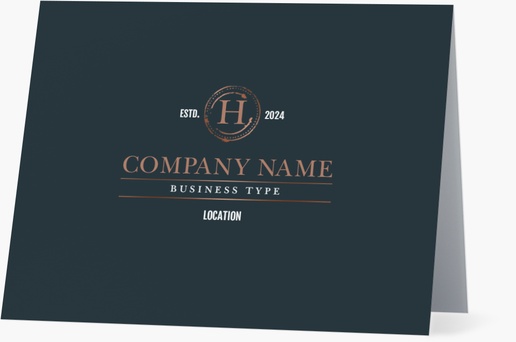 Design Preview for Design Gallery: Business Personalized Note Cards, Folded 5.5" x 4"