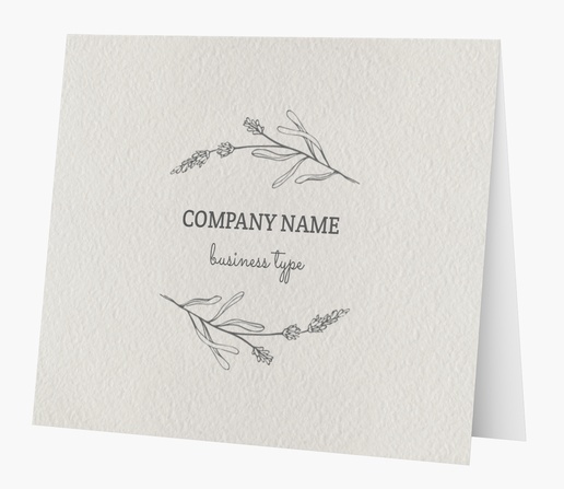 Design Preview for Retail & Sales Personalized Note Cards Templates, Folded 5.5" x 4"