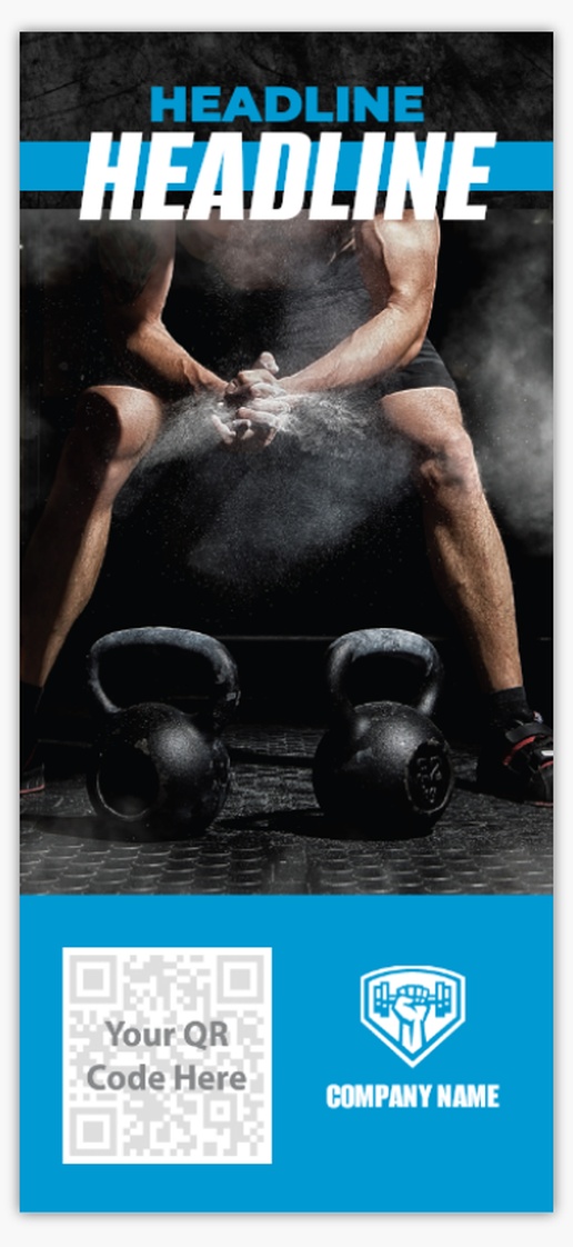 Design Preview for Design Gallery: Sports & Fitness Custom Rack Cards