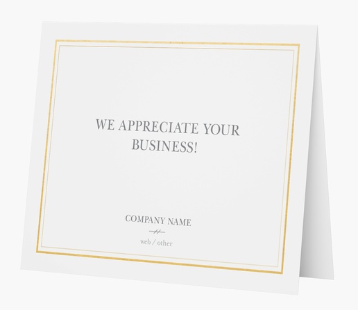 Design Preview for Design Gallery: Business Services Personalized Note Cards, Folded 5.5" x 4"