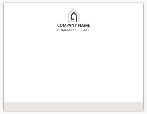 Design Preview for Home Staging Personalized Note Cards Templates, Flat 5.5" x 4"