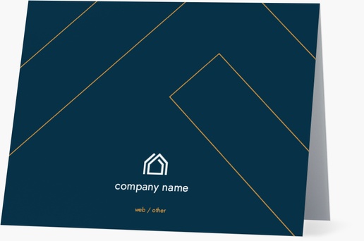 Design Preview for Design Gallery: Property Management Personalized Note Cards, Folded 5.5" x 4"