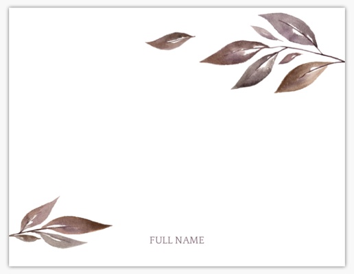 A leaves brown leaves white gray design for Theme