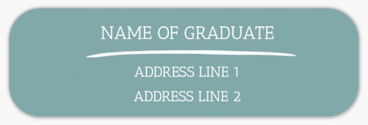 A grad announcement grad party gray design for Graduation