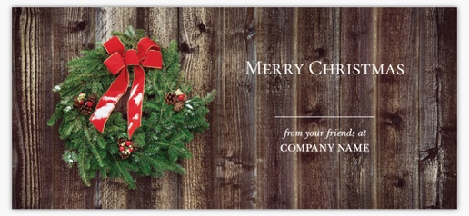 A wreath christmas garland brown gray design for Business