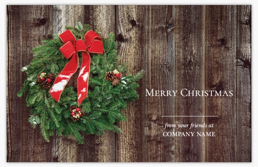 A wood christmas wreath gray brown design for Christmas