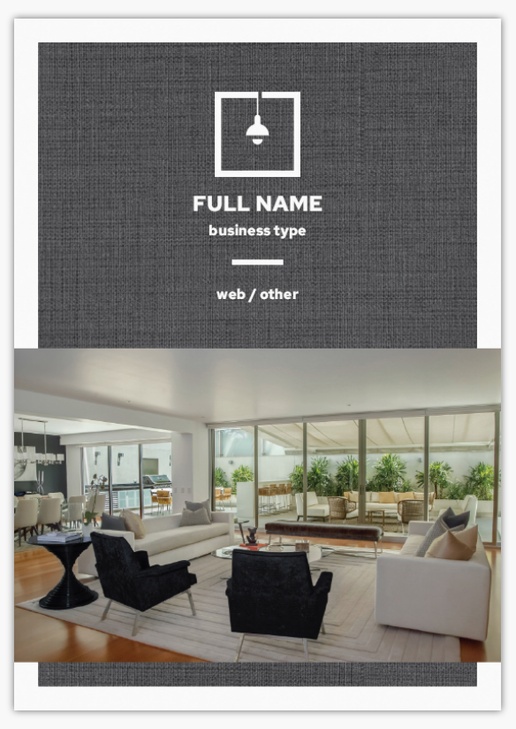 Design Preview for Design Gallery: Home Staging Postcards, A5