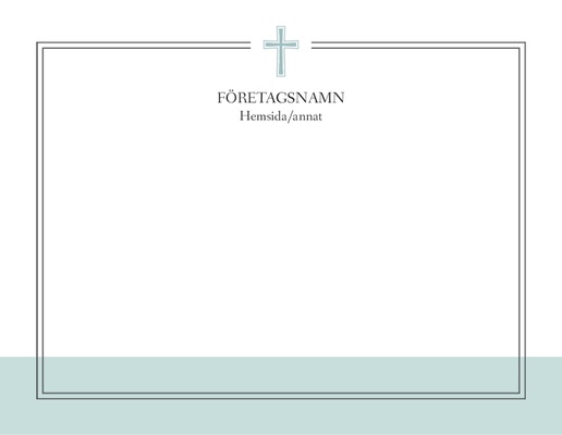 Förhandsgranskning av design för Designgalleri: Religiösa högtider Korrespondenskort, Enkelt 13,9 x 10,7 cm