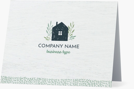 Design Preview for Design Gallery: Property & Estate Agents Personalized Note Cards, Folded 5.5" x 4"