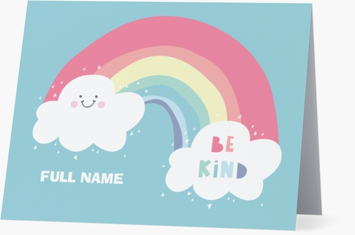 A be kind colorful white design