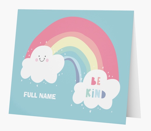 A be kind colorful white design for Theme