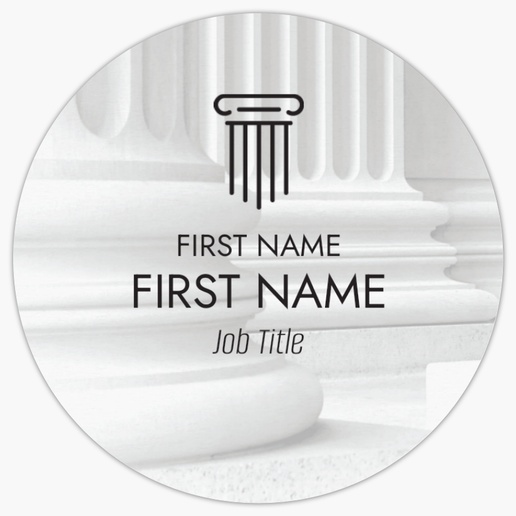 Design Preview for Legal Roll Labels Templates, 2" x 2"