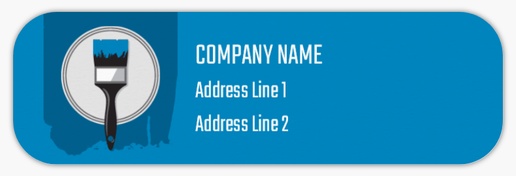 Design Preview for Painting & Decorating Return Address Labels Templates, White Paper