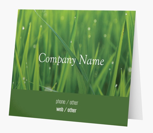 A landscape grass green design for Business