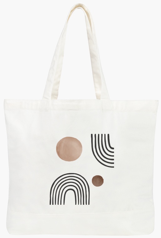 Anteprima design per Galleria di design: borsa di cotone grande vistaprint® per moderno e semplice