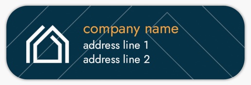 Design Preview for Urban Planning Return Address Labels Templates, White Paper