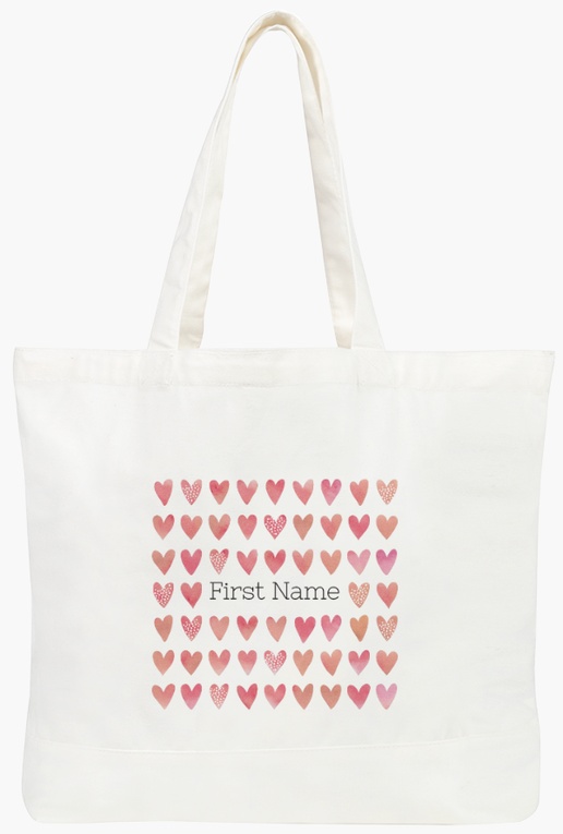 A love hearts pink design for Valentine's Day