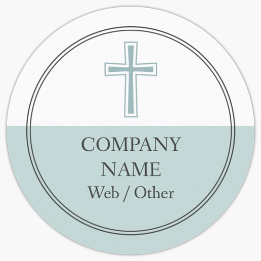 Design Preview for Religious & Spiritual Roll Labels Templates, 3" x 3"