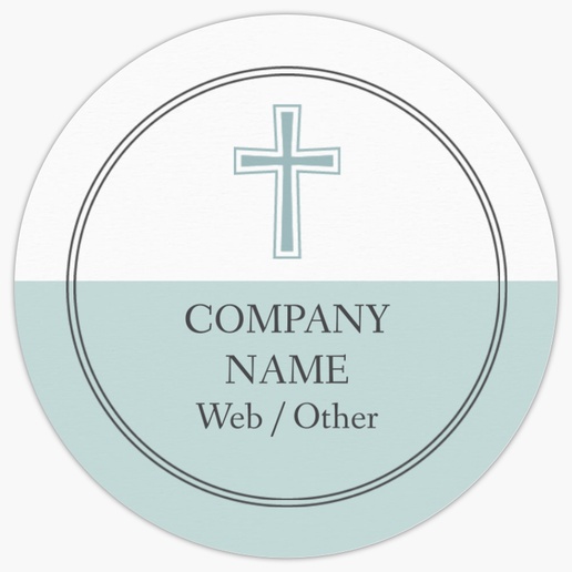 Design Preview for Religious & Spiritual Roll Labels Templates, 2" x 2"