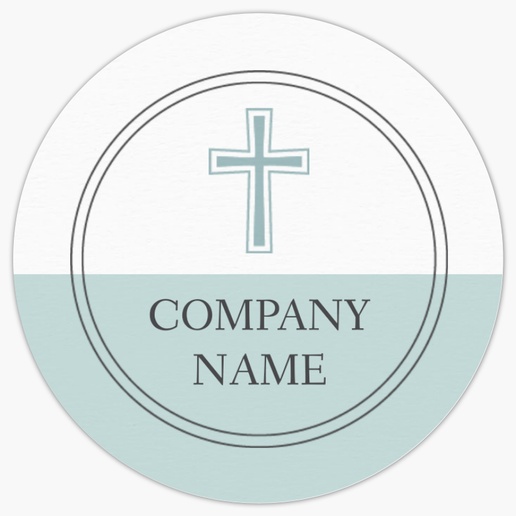 Design Preview for Religious & Spiritual Roll Labels Templates, 1.5" x 1.5"