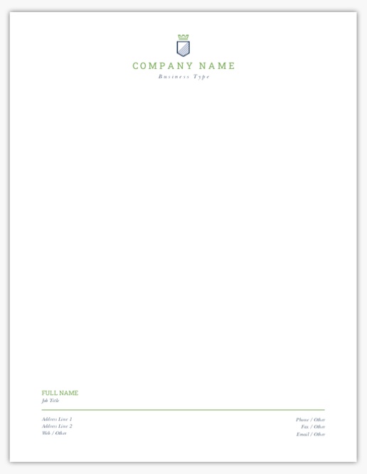 A logo finance green blue design for Traditional & Classic