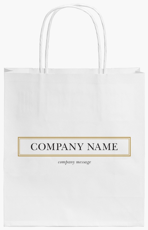 Design Preview for Design Gallery: Standard Kraft Paper Bags, 190 x 80 x 210 mm