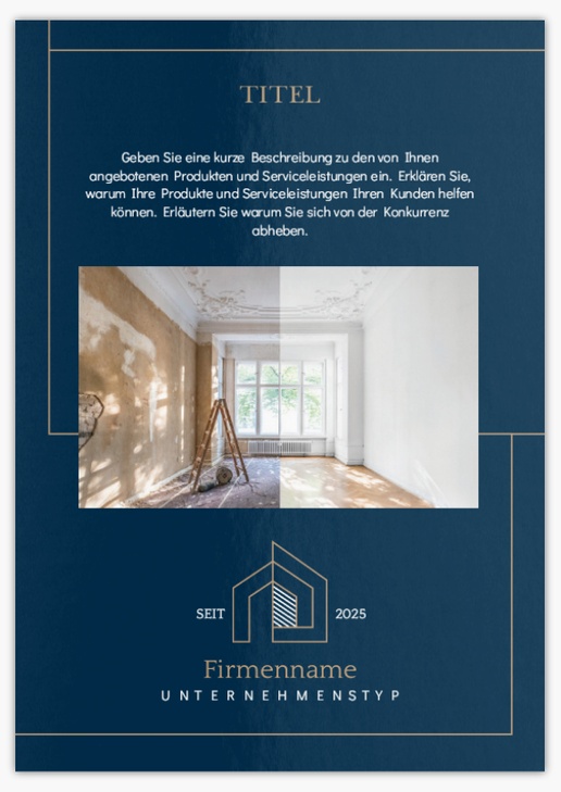 Designvorschau für Designgalerie: Postkarten Immobilien-Entwicklung, A5 (148 x 210 mm)