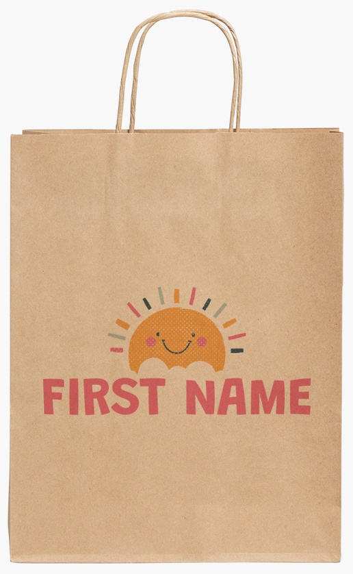 Design Preview for Design Gallery: Birthday Standard Kraft Paper Bags, 240 x 110 x 310 mm
