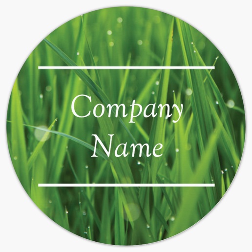 Design Preview for Landscaping & Gardening Roll Labels Templates, 1.5" x 1.5"